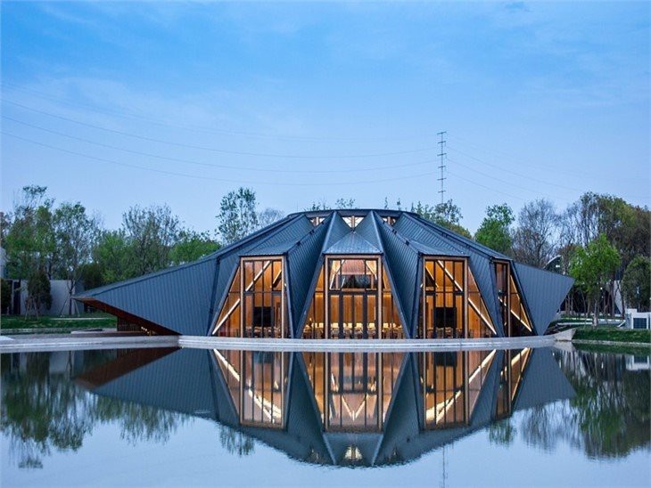 Multi Span Steel Building Design With Q235 C Channel Purlin